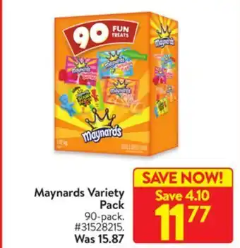 Walmart Maynards variety pack offer
