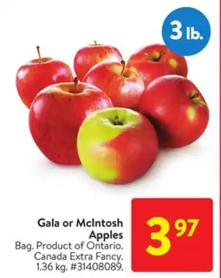 Walmart Gala or mclntosh apples offer