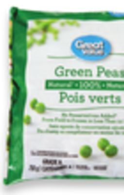 Walmart Great value frozen vegetables offer
