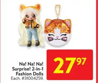 Walmart Na! na! na! surprise! 2-in-1 fashion dolls offer