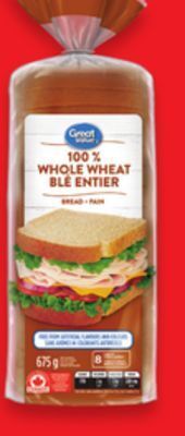 Walmart Great value whole wheat bread offer