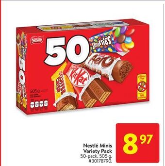 Walmart Nestle minis variety pack offer