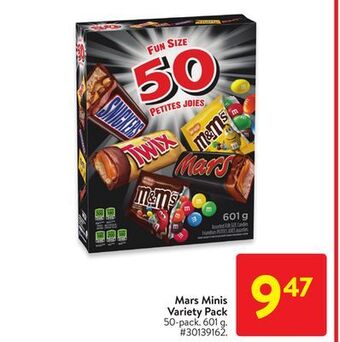 Walmart Mars minis variety pack offer