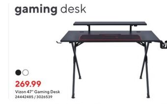 Staples Emerge vizon 47" gaming desk offer