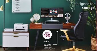 Staples Star console desk offer