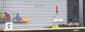 Home Depot Husky 72" adjustable height workbench offer