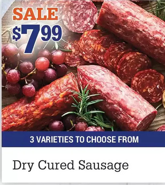M & M Food Market Dry cured sausage offer