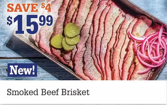 M & M Food Market Smoked beef brisket offer