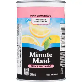 Giant Tiger Minute maid or fruitopia frozen juice offer