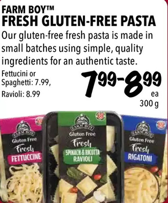 Farm Boy Farm boy fresh gluten-free pasta offer