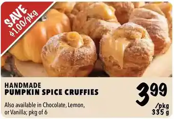 Farm Boy Handmade pumpkin spice cruffies offer