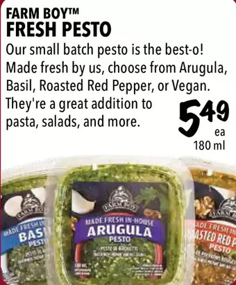 Farm Boy Farm boy fresh pesto offer