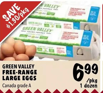 Farm Boy Green valley free-range large eggs offer