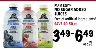 Farm Boy Farm boy no sugar added juices offer