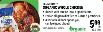 Farm Boy Farm boy organic whole chicken offer