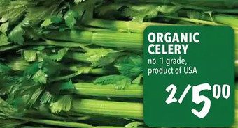 Farm Boy Organic celery offer