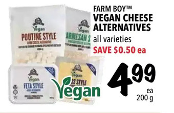 Farm Boy Farm boy vegan cheese alternatives offer
