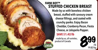 Farm Boy Farm boy stuffed chicken breast offer
