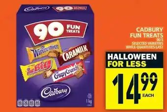 Food Basics Cadbury fur treats offer