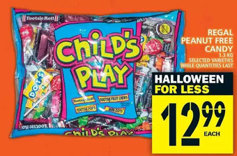 Food Basics Regal peanut free candy offer