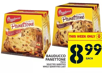 Food Basics Bauducco panettone offer