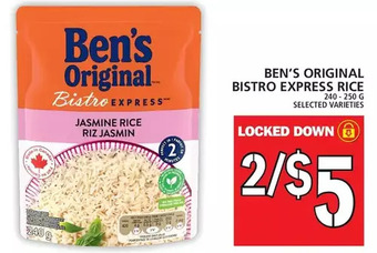 Food Basics Ben's original bistro express rice offer