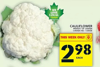 Food Basics Cauliflower offer