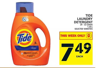 Food Basics Tide laundry detergent offer