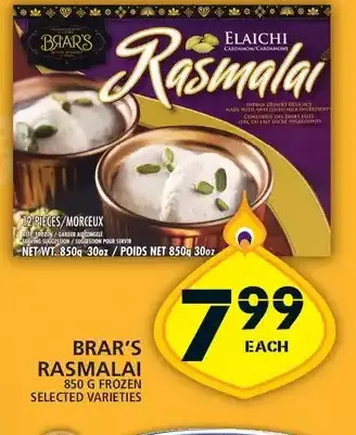 Food Basics Brar's rasmalai offer