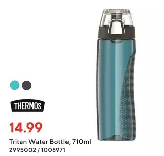 Staples Thermos tritan water bottle offer