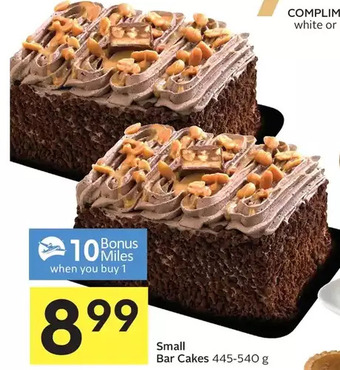 Foodland Small bar cakes offer