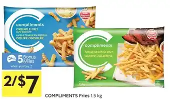 Foodland Compliments fries offer