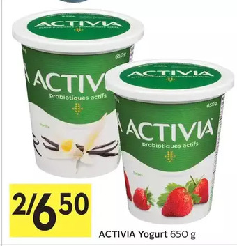 Foodland Activia yogurt offer