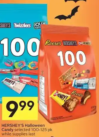 Foodland Hershey's halloween candy offer