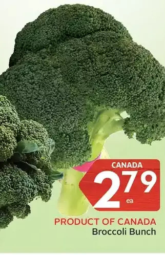 Foodland Broccoli bunch offer