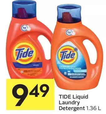 Foodland Tide liquid laundry detergent offer