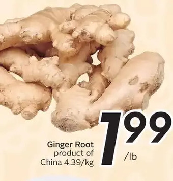 Sobeys Ginger root offer