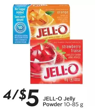 Sobeys Jell-o jelly powder offer