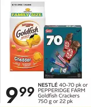 Sobeys Nestlé or pepperidge farm goldfish crackers offer