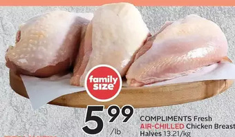 Sobeys Compliments fresh air-chilled chicken breast offer