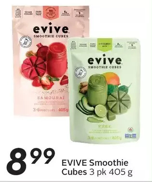 Sobeys Evive smoothie cubes offer