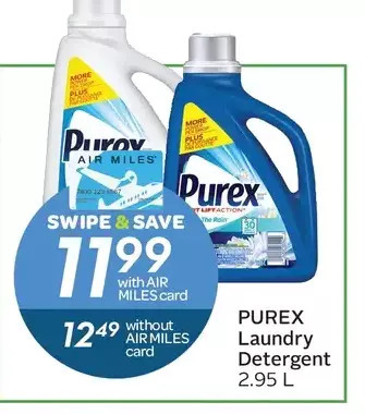 Sobeys Purex laundry detergent offer