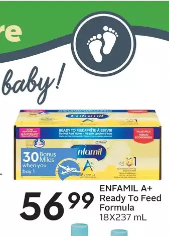 Sobeys Enfamil a+ ready to feed formula offer