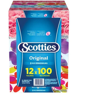 Canadian Tire Scotties facial tissue, 12-pack offer