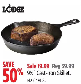 Canadian Tire Lodge 9 1/2" cast-iron skillet offer