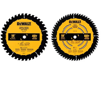 Canadian Tire Dewalt 10" circular saw blades offer