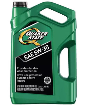 Canadian Tire Quaker state conventional motor oil offer