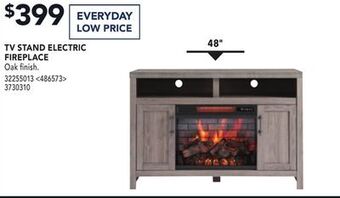 Lowe's Style selections tv stand electric fireplace 48" offer
