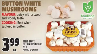 Metro Belle grove button mushrooms offer
