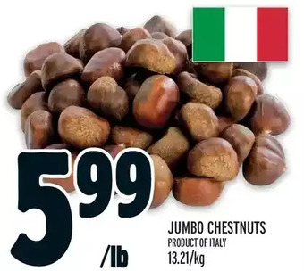 Metro Jumbo chestnuts offer